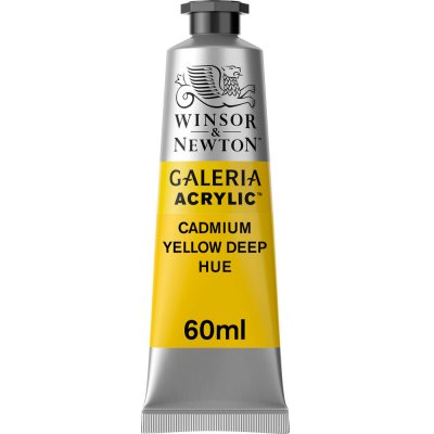Winsor & Newton akrylová barva cadamium žlutá 60 ml – Hledejceny.cz