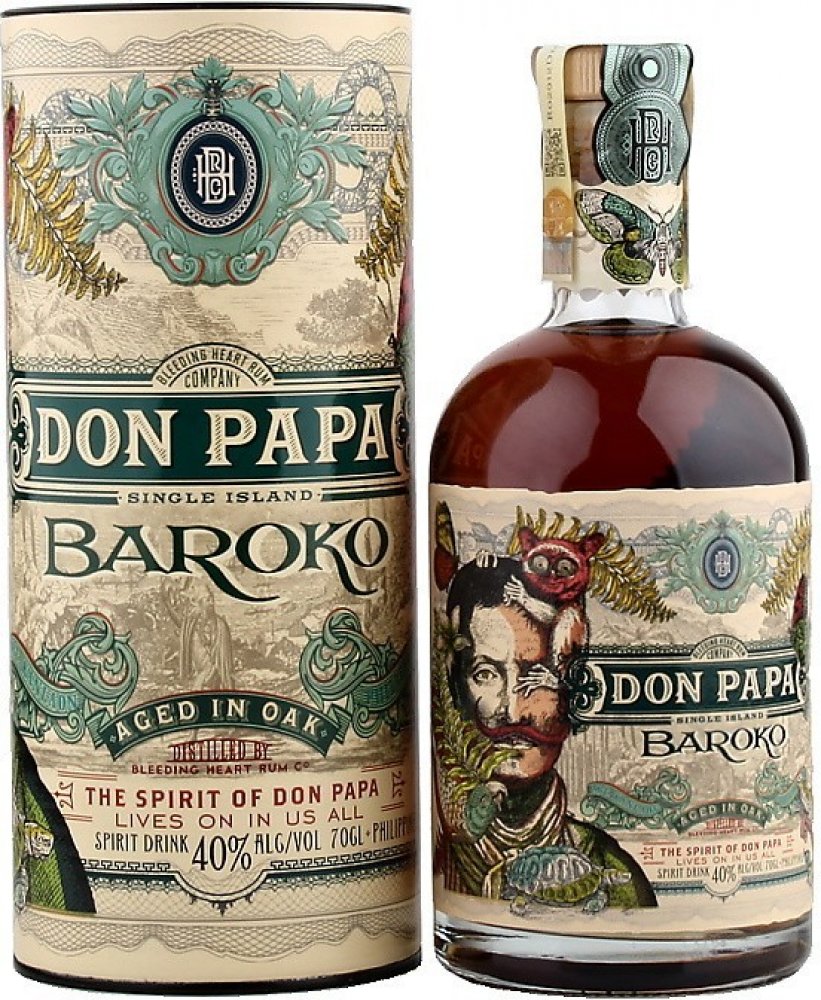 Don Papa Baroko LE 40% 0,7 l (tuba)