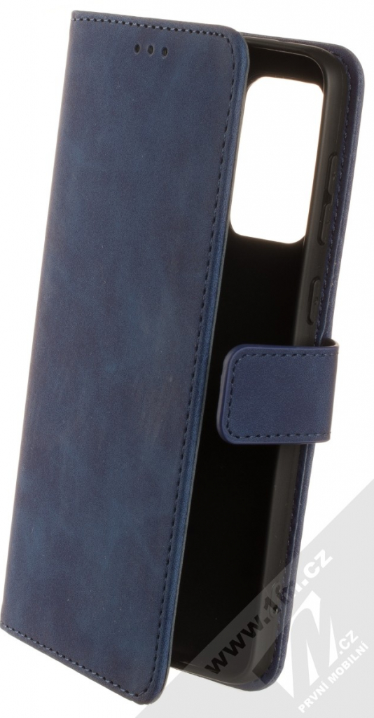 Pouzdro 1Mcz Velvet Book Samsung Galaxy A33 5G tmavě modré