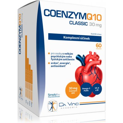 Da Vinci Academia Coenzym Q10 Classic 30 mg 60 tablet – Hledejceny.cz
