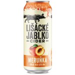 Lišácké jablko cider meruňka 6 x 0,5 l (plech) – Zboží Dáma