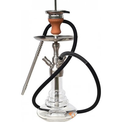 Hookah Flame HF06 Assault nerez čirá až 3 hadice 47 cm – Zboží Mobilmania