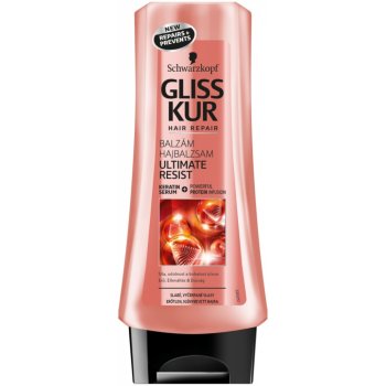 Gliss Kur Ultimate Resist regenerační expres balzám pro slabé vyčerpané vlasy 200 ml