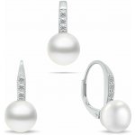 Brilio Silver Set šperků s pravými perlami a zirkony SET291W – Sleviste.cz