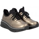 Rieker metalické polobotky s pružným lemem bronze/schwarz – Hledejceny.cz