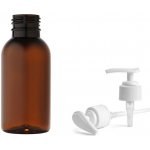 Tera plastová lahvička hnědá s bílým dávkovačem 100 ml – Zboží Dáma