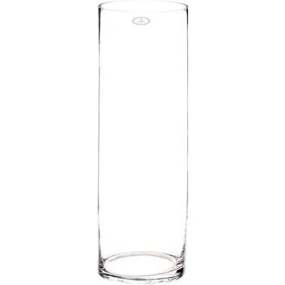 Váza skleněná - tvar válec, výška 50 cm, čirá Autronic (SKK1009-XL) – Zboží Dáma