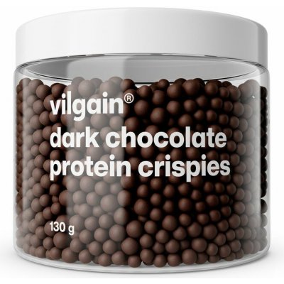 Vilgain Protein Crispies hořká čokoláda 130 g – Zboží Dáma