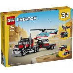 LEGO® Creator 31146 Náklaďák s plošinou a vrtulníkem – Zboží Živě