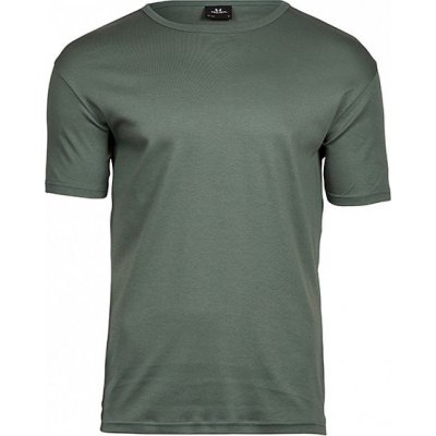 Tee Jays Vysokogramážové pevné pánské triko Interlock 220 g/m listová TJ520 zelená