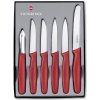 Sada nožů Victorinox Paring knife set, 6 ks. červená