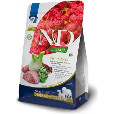 N&D Quinoa Dog Adult medium&maxi Digestion Grain Free Lamb & Fennel 7 kg – Zboží Mobilmania