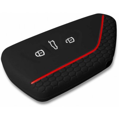 Klíčenka Escape6 ochranné silikonové pouzdro na klíč pro Škoda Octavia 4, VW Golf 8 černá – Hledejceny.cz