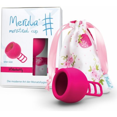 Merula Cup Menstruační kalíšek univerzální Strawberry červená – Hledejceny.cz