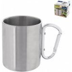 ORION Hrnek dvoustěnný+ karabina nerez 350 ml – Sleviste.cz