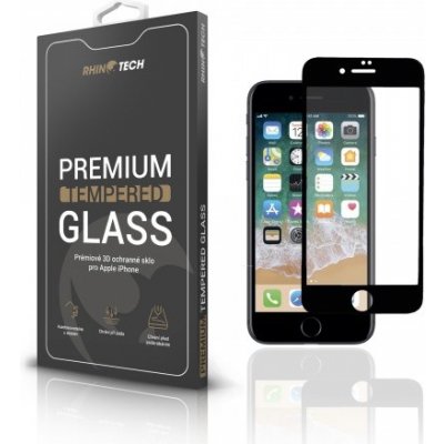 Pouzdro RhinoTech Tvrzené ochranné 3D sklo Apple iPhone 7 Plus / 8 Plus černé – Zbozi.Blesk.cz