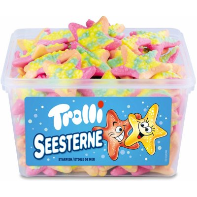 Trolli želé bonbony hvězdice dóza 975 g