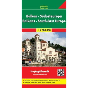 freytag & berndt - Automapa Balkán-JV Evropa 1:2 000 000