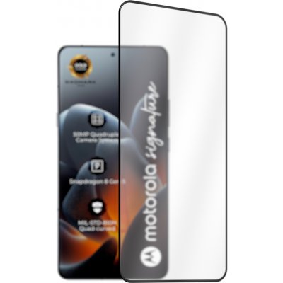 AlzaGuard 3D Elite Glass pro Motorola Signature AGD-TGE557B – Zboží Živě