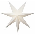 Vánoční papírová hvězda průměr 75 cm Star Trading Plain bílá – Hledejceny.cz