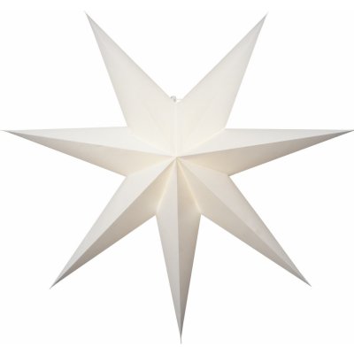 Vánoční papírová hvězda průměr 75 cm Star Trading Plain bílá – Hledejceny.cz