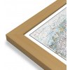 Nástěnné mapy National Geographic Itálie - nástěnná mapa Classic 60 x 85 cm Varianta: mapa v dřevěném rámu, Provedení: Pegi jádro ořechu