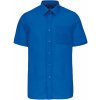 Pánská Košile Eso pánská košile s dlouhým rukávem světle královská modrá