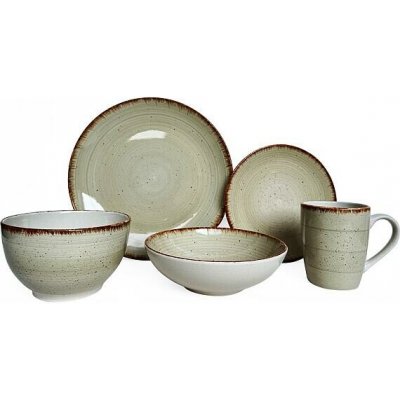 BANQUET Sada jídelní SPIRAL IVORY 30 ks – Hledejceny.cz