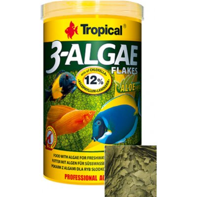 Tropical 3-Algae Flakes 250 ml, 50 g