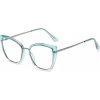 Počítačové brýle Techsuit Reflex Metal Cat Eye WD605-N3 modré