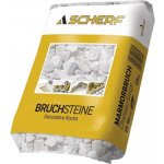 Kamenná drť mramorová zámecká 25–50 mm béžová balení 25 kg – Zboží Dáma