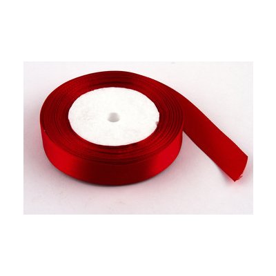 Stuha saténová 2cm x 23m 26 ČERVENÁ – Zboží Dáma