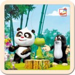 Bino Puzzle Krtek a Panda v lese – Zboží Mobilmania