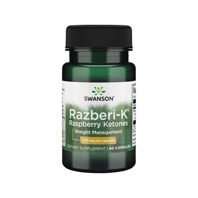Swanson Razberi-K Raspberry Ketones 100 mg 60 kapslí