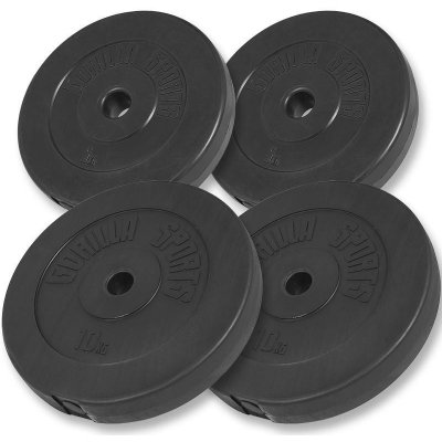 Gorillasports set cementových poplastovaných kotoučů 2x10kg a 2x5 kg 31 mm – Zboží Dáma