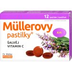 Dr. Müller Müllerovy pastilky se šalvějí a vitaminem C 12 pastilek – Hledejceny.cz
