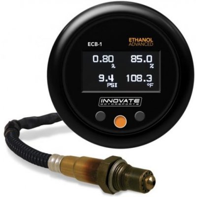 Innovate Motorsports Přídavný budík Innovate Motorsports ECB-1 4in1 - obsah etanolu + teplota paliva + tlak turba + wideband kit (širokopásmová lambda sonda) – Zboží Mobilmania