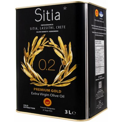 Sitia PREMIUM GOLD olivový olej Extra panenský 3 l – Hledejceny.cz