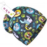 Unuo chlapecká čepice Kočka a pes barevná – Zboží Dáma