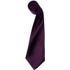 Kravata Premier Workwear Saténová kravata lilková