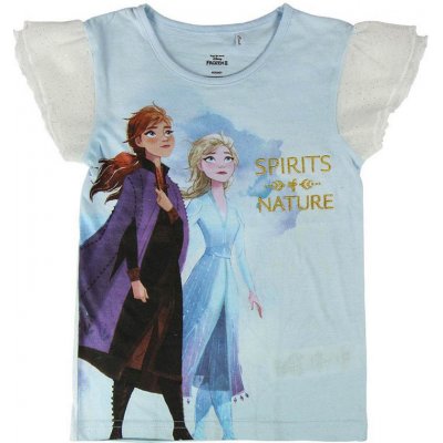 CERDA Dívčí tričko Frozen Ledové království Spirits bavlna tyrkysové – Zboží Mobilmania