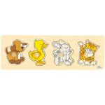Goki Puzzle s mi úchytkami Mláďata zvířat II – Hledejceny.cz
