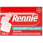 RENNIE SPEARMINT BEZ CUKRU POR 680MG/80MG TBL MND 36 – Hledejceny.cz