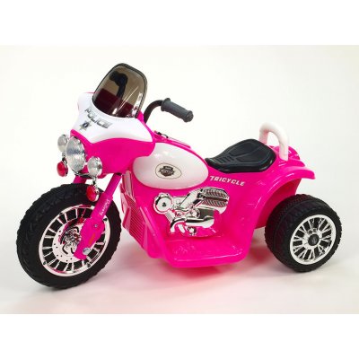 Daimex elektrická motorka Chopper na masivních kolech 6V růžová – Zboží Mobilmania