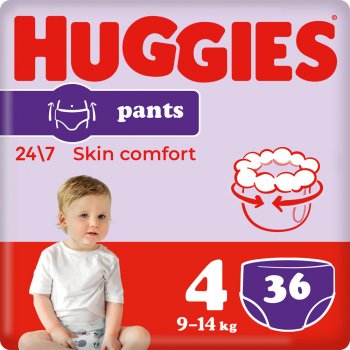 HUGGIES Pants Jumbo 4 9-14 kg 36 ks