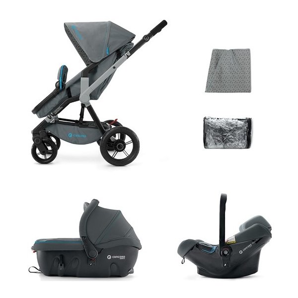 Kočárek Concord Travel set Wanderer Stone Grey 2017