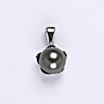 Čištín Přívěšek Swarovski perly crystal dark stříbrný šperk P 1351 – Hledejceny.cz