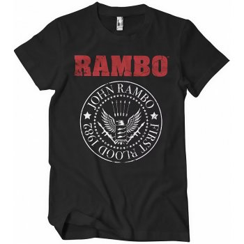 Rambo tričko First Blood 1982 Seal black pánské