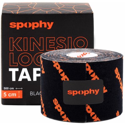 Spophy Kinesiology Tape Black tejpovací páska černá 5cm x 5m – Zbozi.Blesk.cz