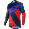 Dres na motorku Alpinestars Racer Tech Atomic červeno-modrý